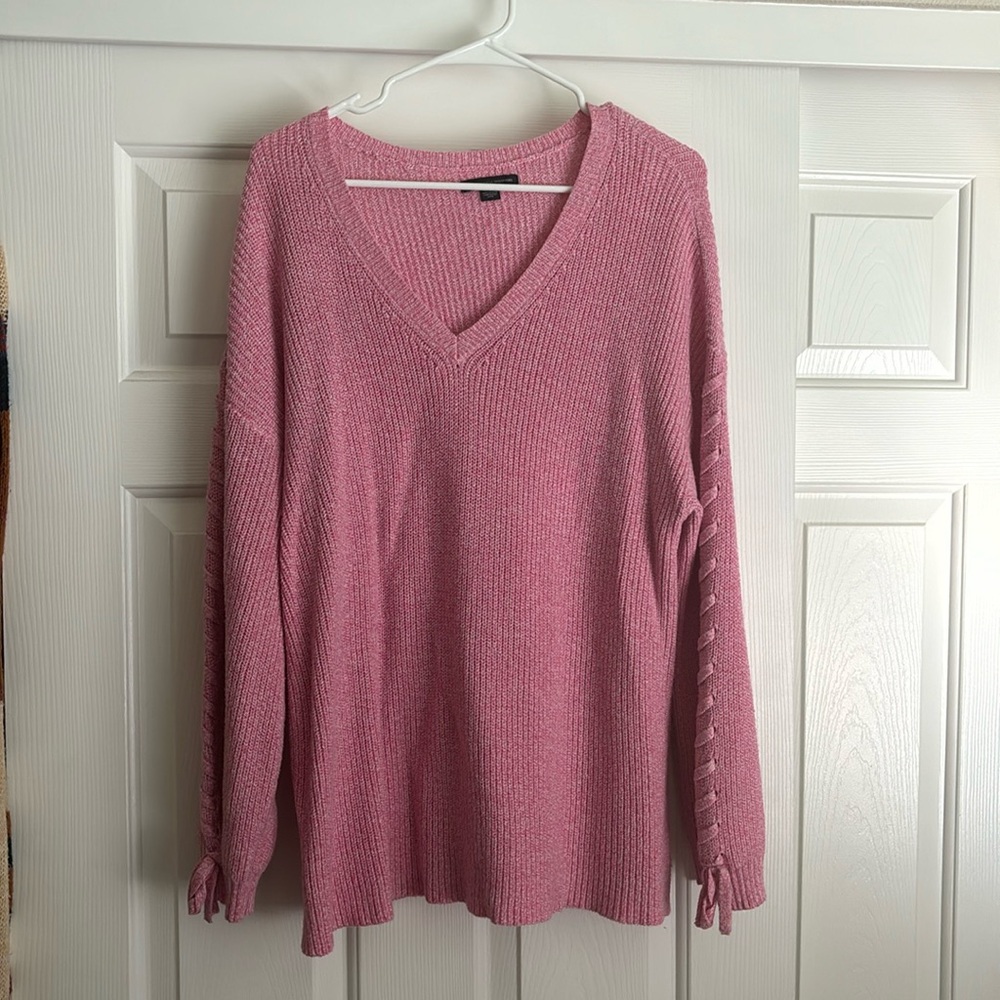 American Eagle Sweater w/ Lace up sleeves